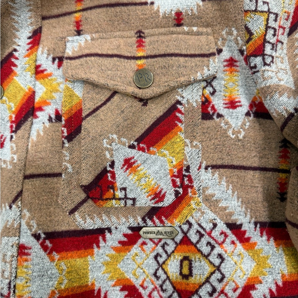 Men's Brown Patterned Jacket - Picture 2 of 3
